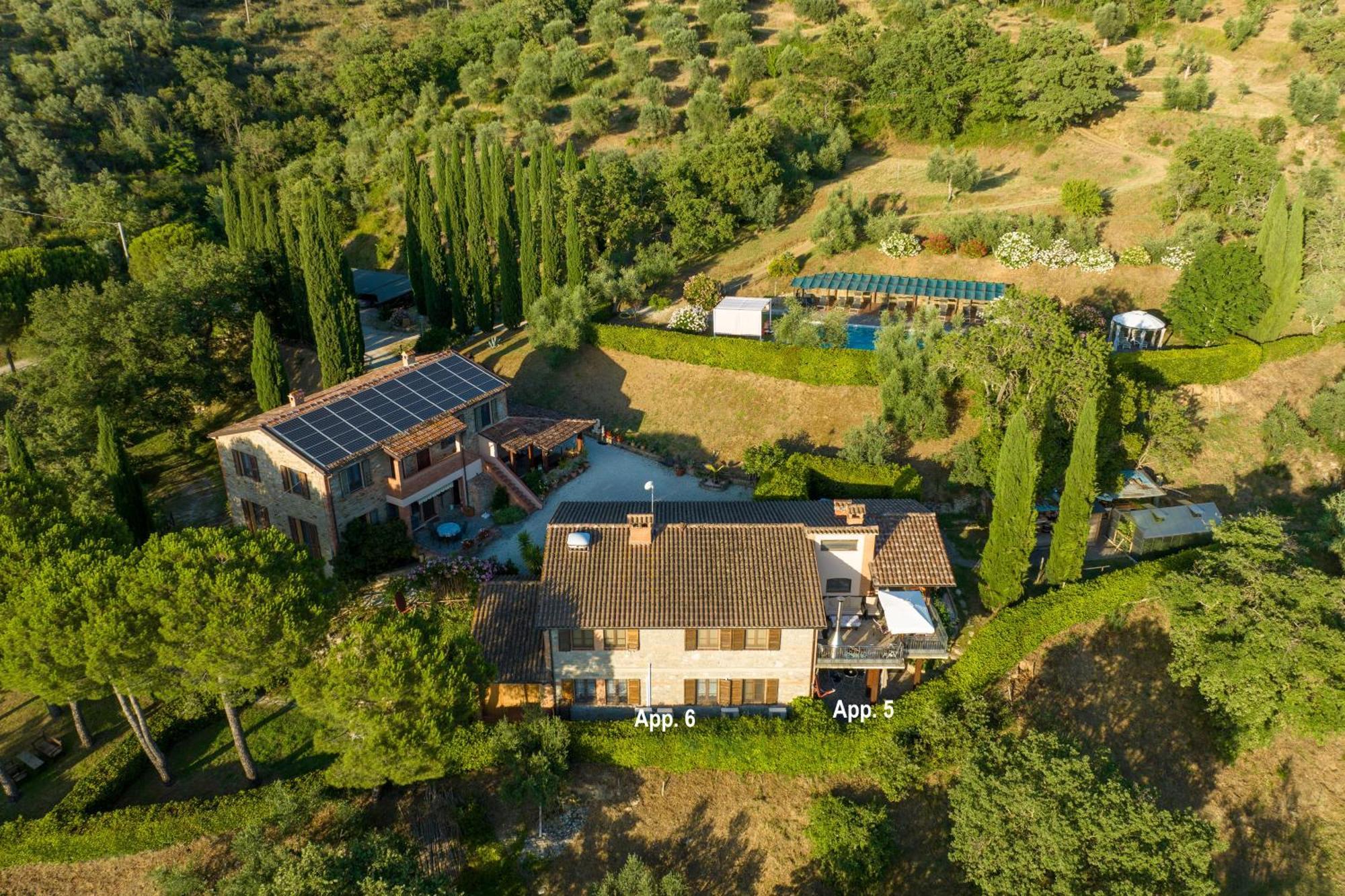 Апартаменты Residenza Cerreto-Casalini Паникале Экстерьер фото
